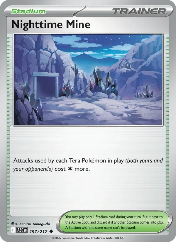 Nighttime Mine 197/217 Ascended Heroes Pokémon card