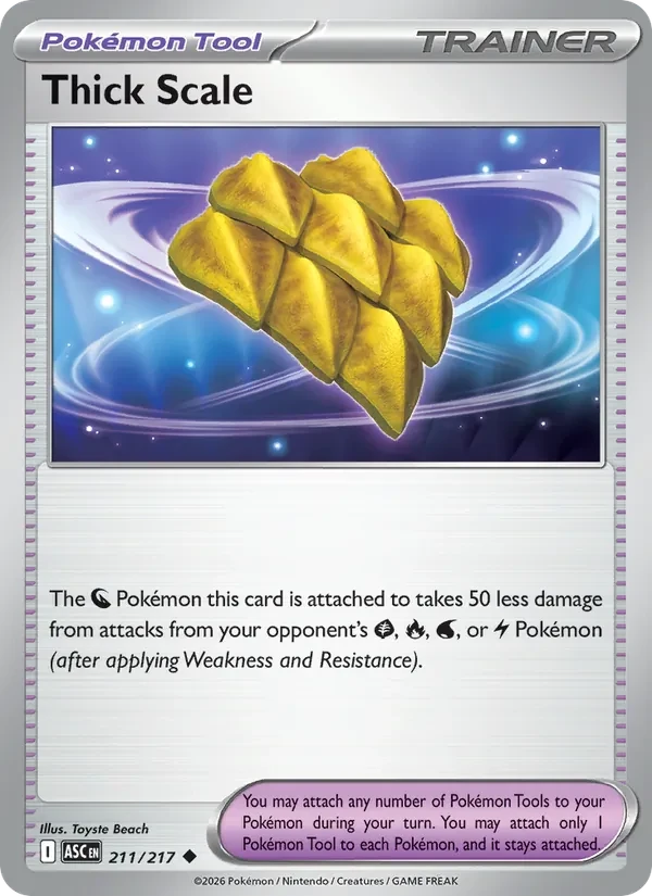 Thick Scale 211/217 Ascended Heroes Pokémon card