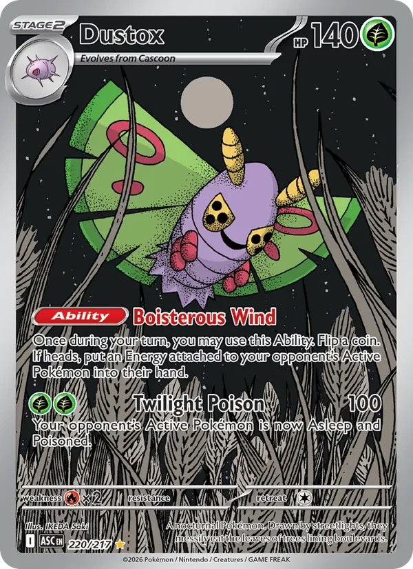 Dustox 220/217 Ascended Heroes Pokémon card