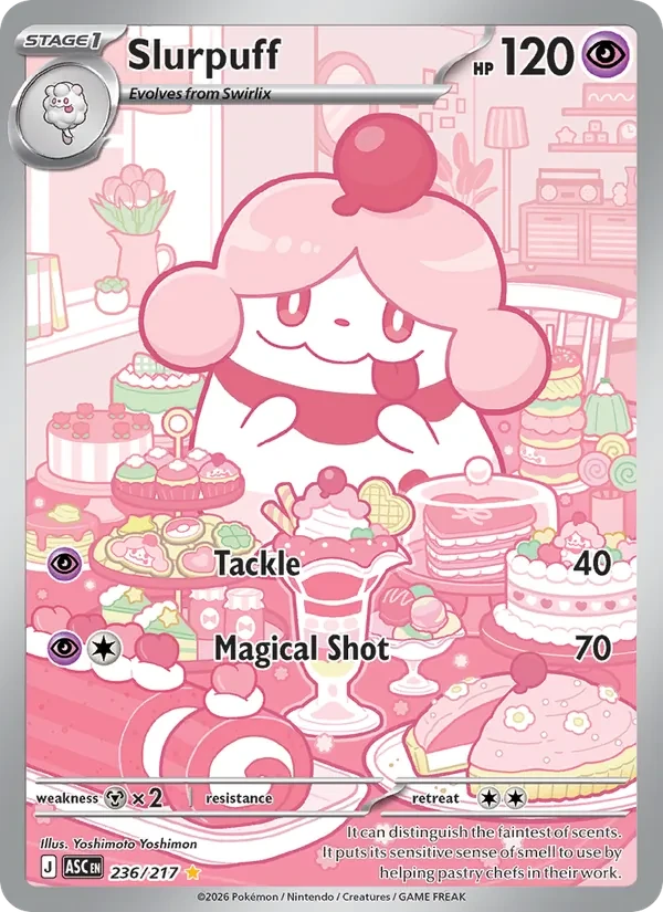 Slurpuff 236/217 Ascended Heroes Pokémon card