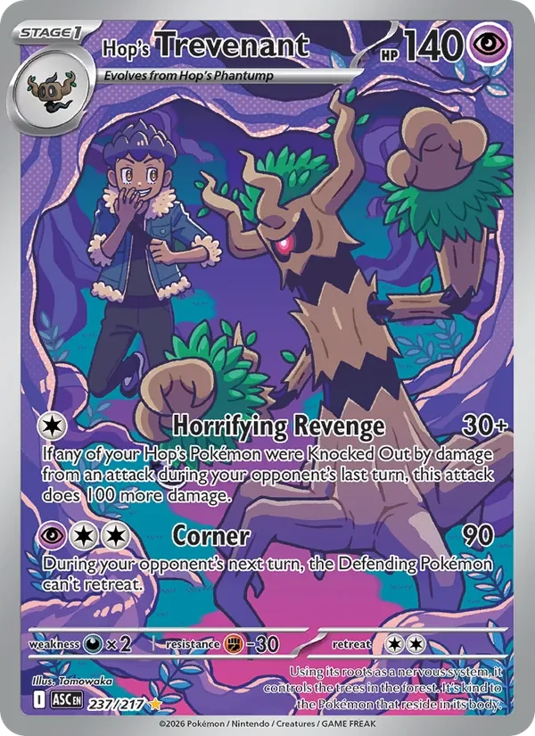 Hop's Trevenant 237/217 Ascended Heroes Pokémon card