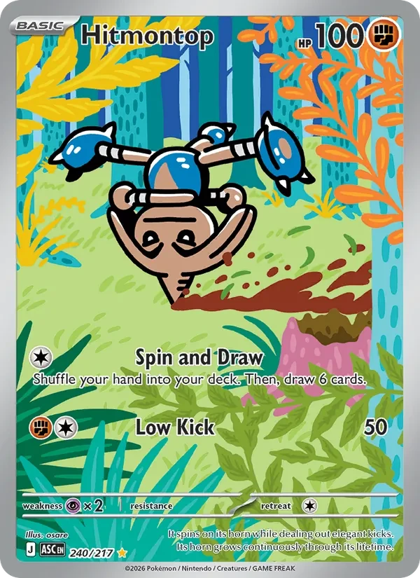 Hitmontop 240/217 Ascended Heroes Pokémon card