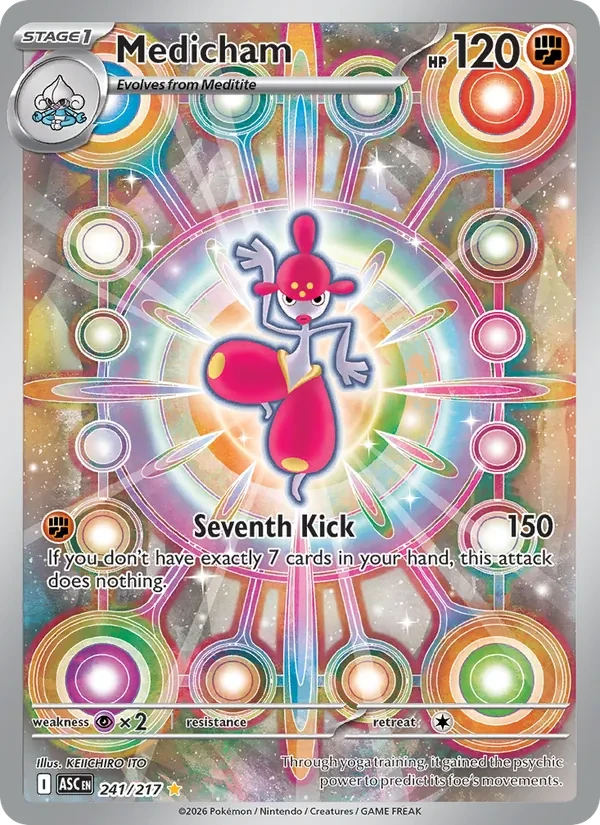 Medicham 241/217 Ascended Heroes Pokémon card