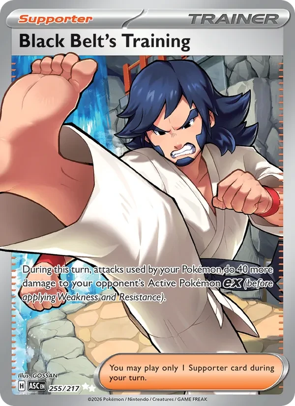 Black Belt's Training 255/217 Ascended Heroes Pokémon Karte