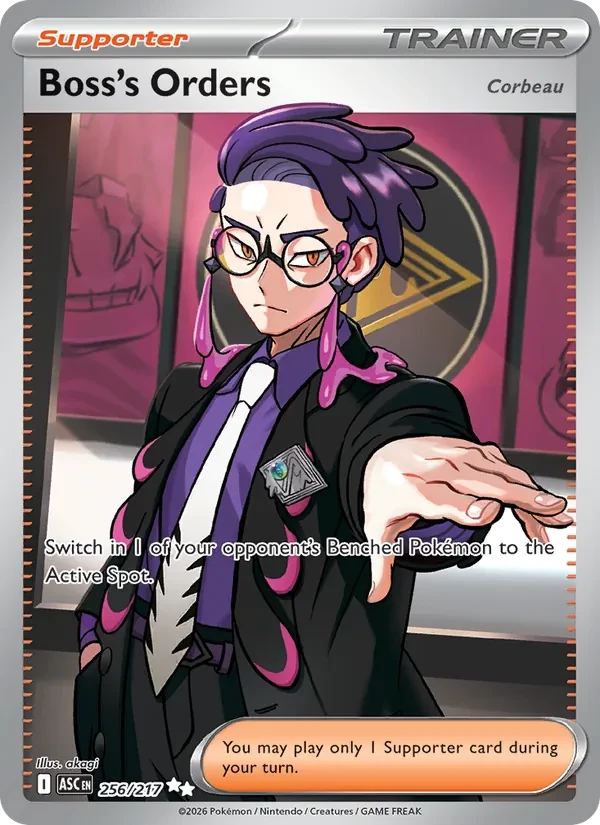 Boss's Orders 256/217 Ascended Heroes Pokémon card