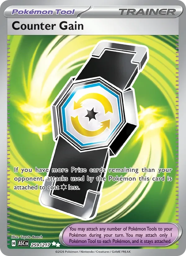 Counter Gain 259/217 Ascended Heroes Pokémon card