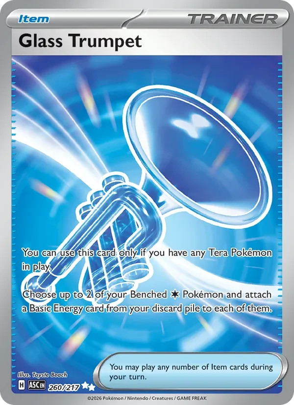 Glass Trumpet 260/217 Ascended Heroes Pokémon Karte