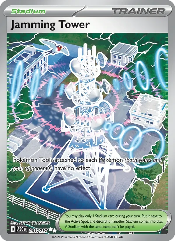 Jamming Tower 261/217 Ascended Heroes Pokémon card