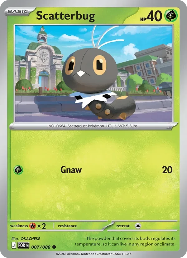 Scatterbug 007/88 Perfect Order Pokémon card