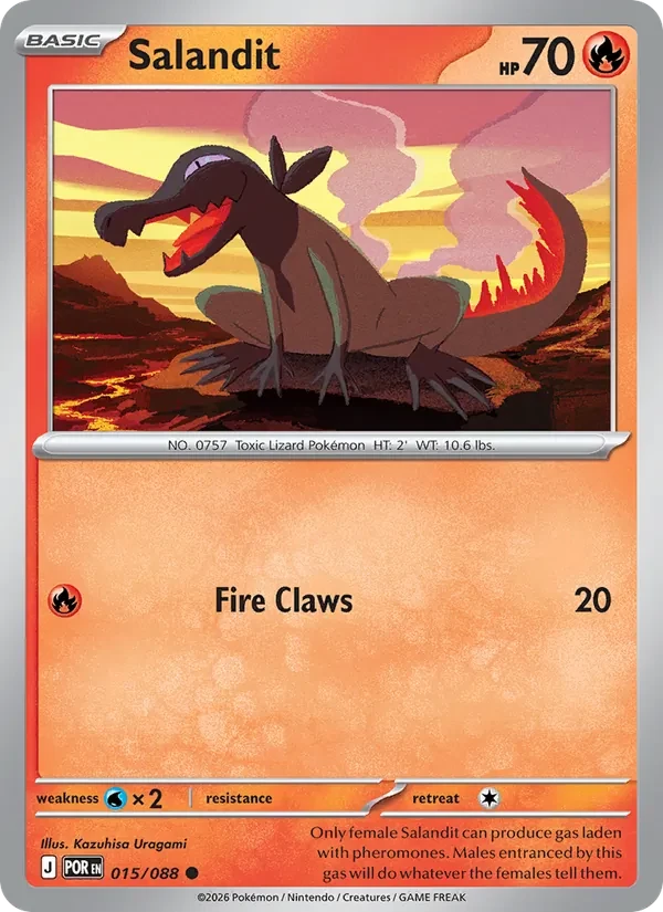 Salandit 015/88 Perfect Order Pokémon card