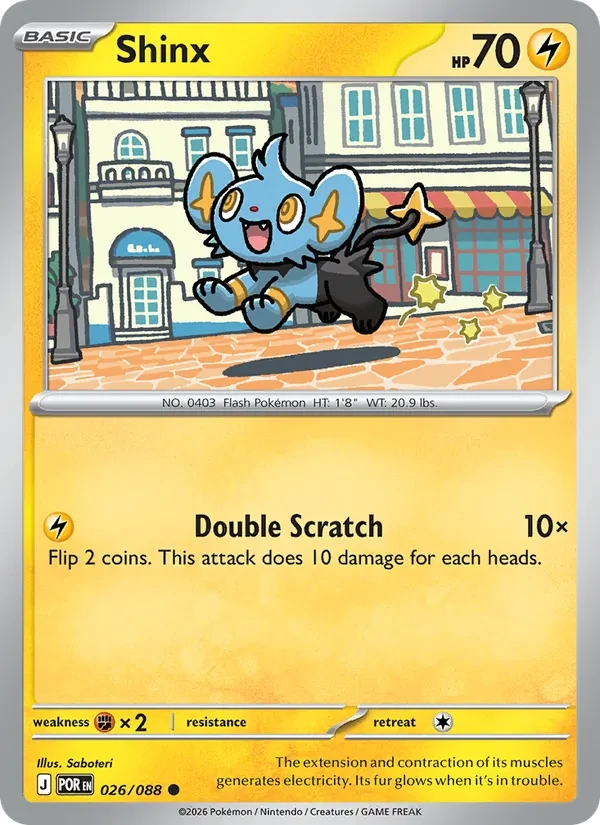 Shinx 026/88 Perfect Order Pokémon card