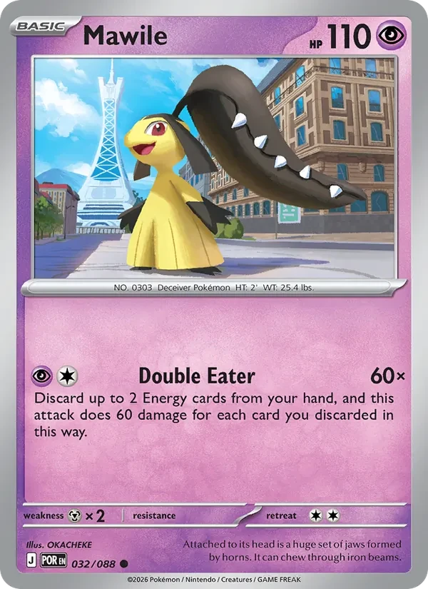 Mawile 032/88 Perfect Order Pokémon card