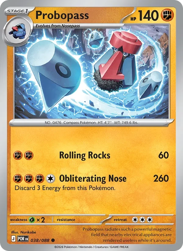 Probopass 038/88 Perfect Order Pokémon card