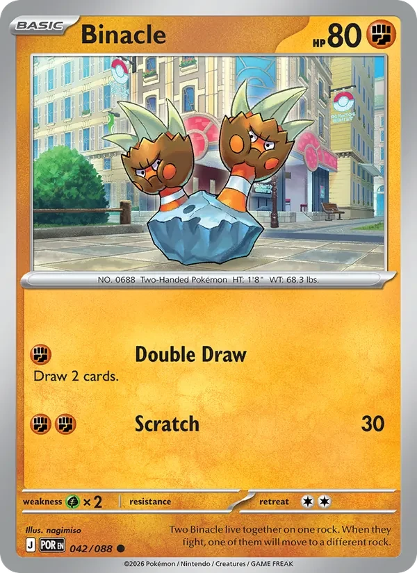 Binacle 042/88 Perfect Order Pokémon card