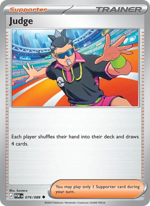 Judge 076/88 Perfect Order Pokémon card