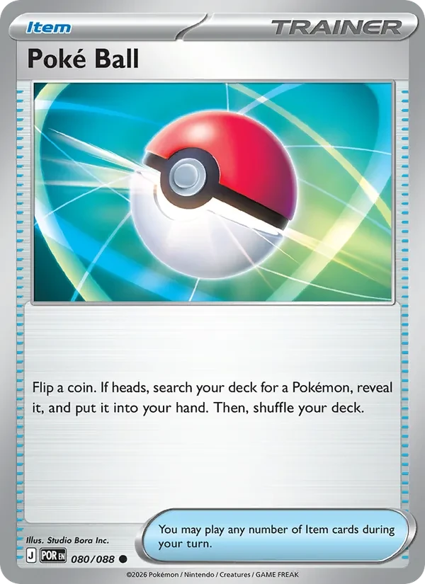 Poké Ball 080/88 Perfect Order Pokémon card