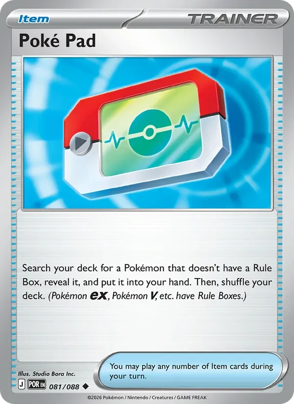 Poké Pad 081/88 Perfect Order Pokémon Karte