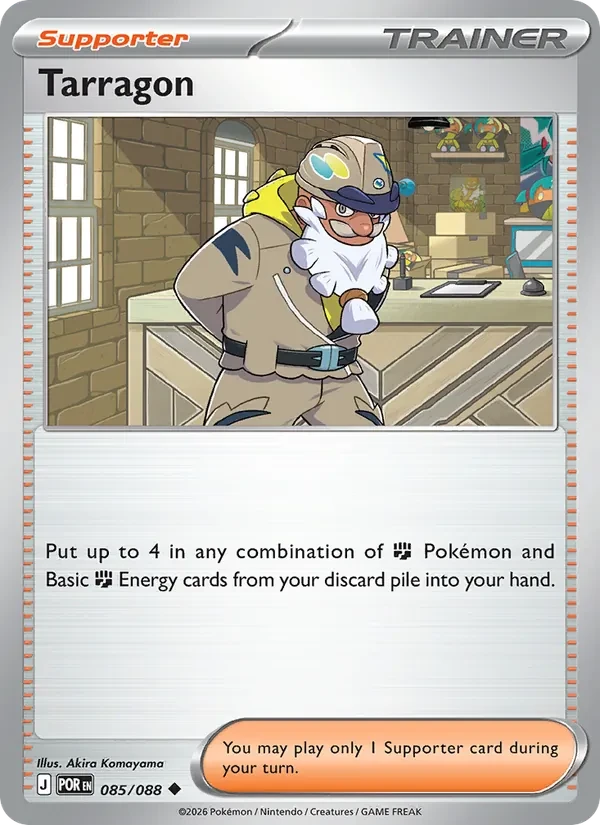 Tarragon 085/88 Perfect Order Pokémon card