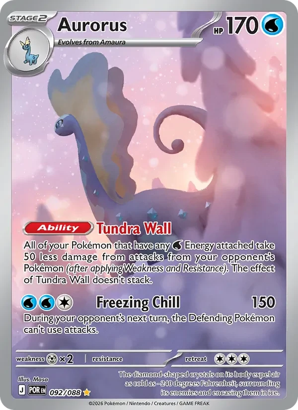 Aurorus 092/88 Perfect Order Pokémon card