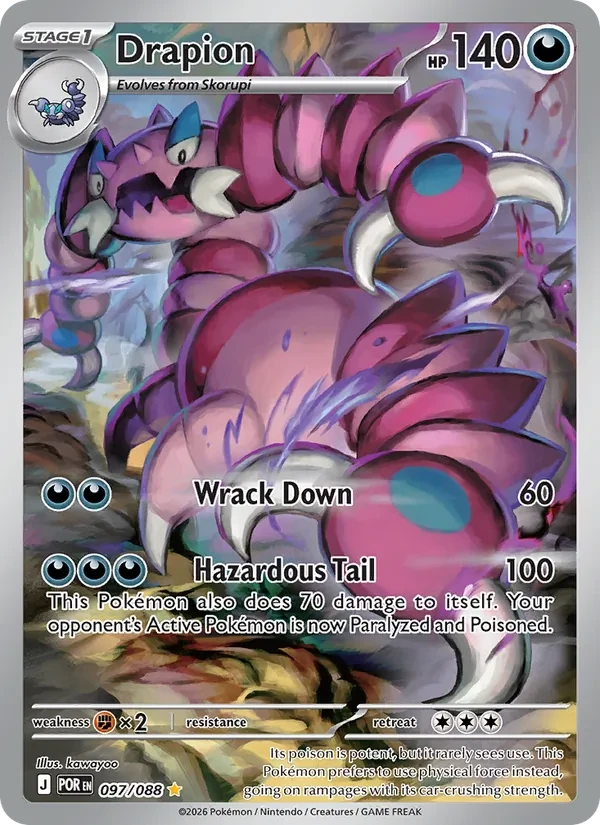 Drapion 097/88 Perfect Order Pokémon card