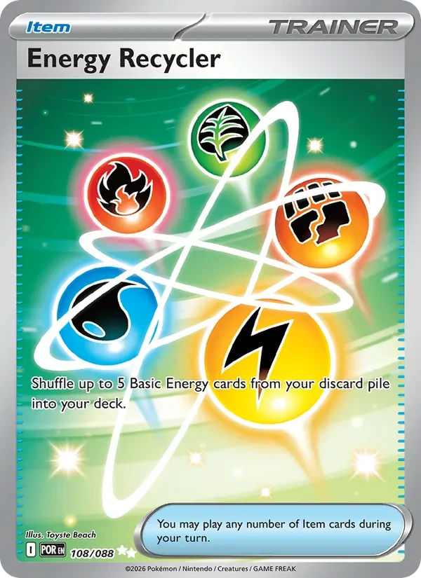 Energy Recycler 108/88 Perfect Order Pokémon card