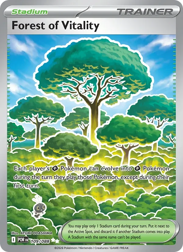 Forest of Vitality 109/88 Perfect Order Pokémon card