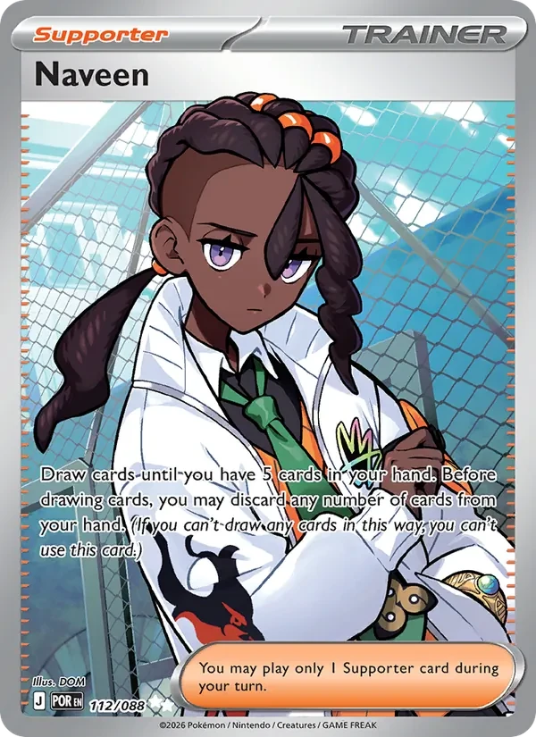 Naveen 112/88 Perfect Order Pokémon card