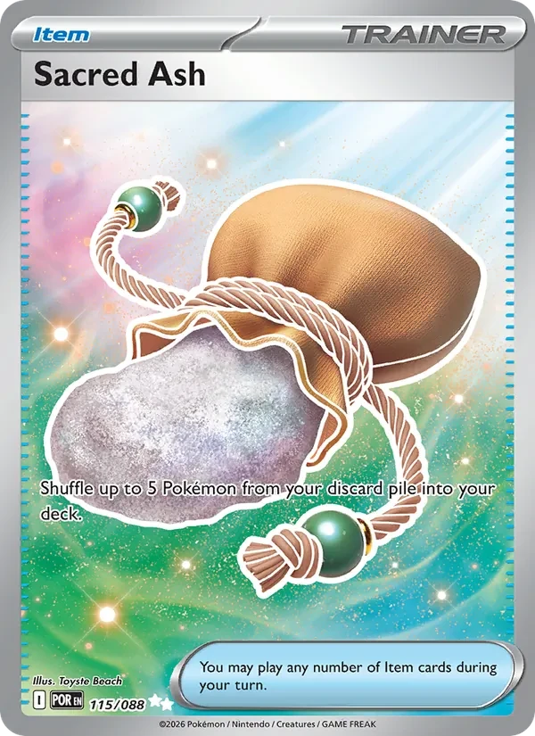 Sacred Ash 115/88 Perfect Order Pokémon card