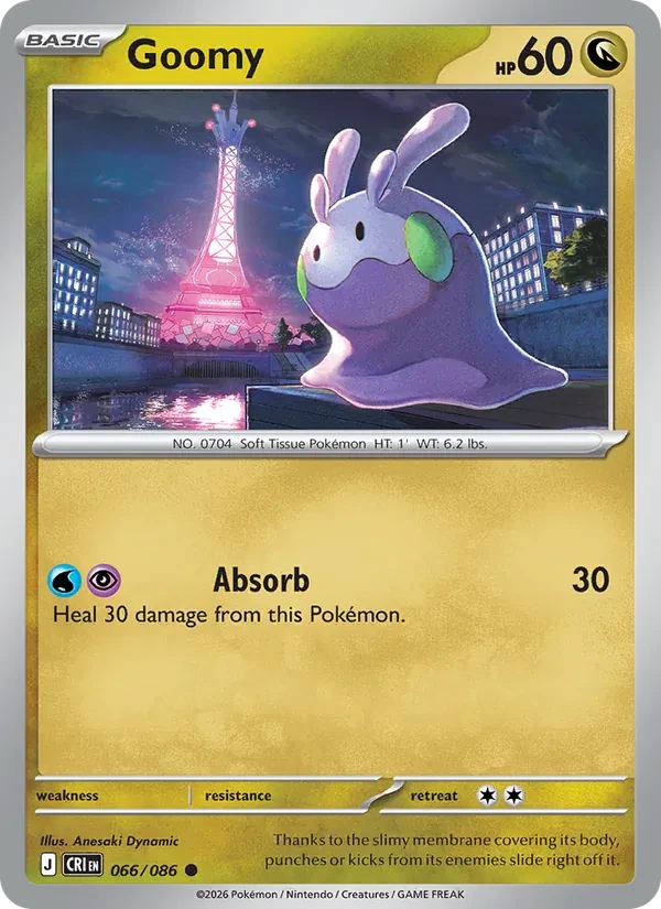Goomy 066/86 Chaos Rising Pokémon card