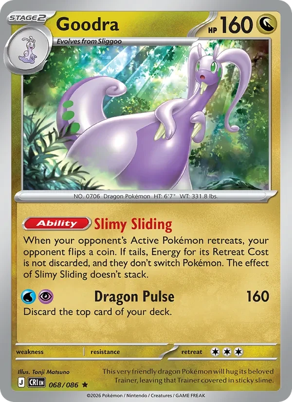 Goodra 068/86 Chaos Rising Pokémon Karte
