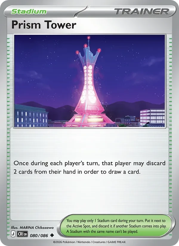 Prism Tower 080/86 Chaos Rising Pokémon card