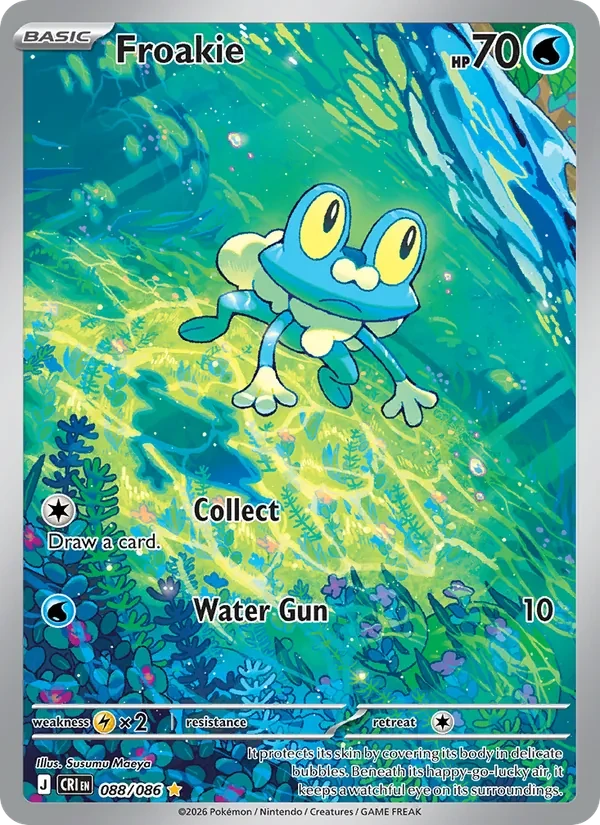 Froakie 088/86 Chaos Rising Pokémon card