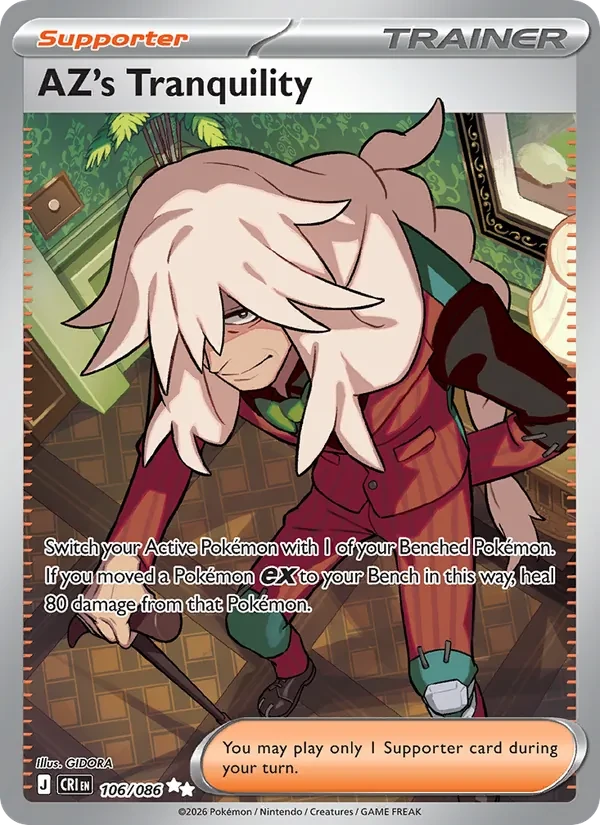 AZ's Tranquility 106/86 Chaos Rising Pokémon Karte