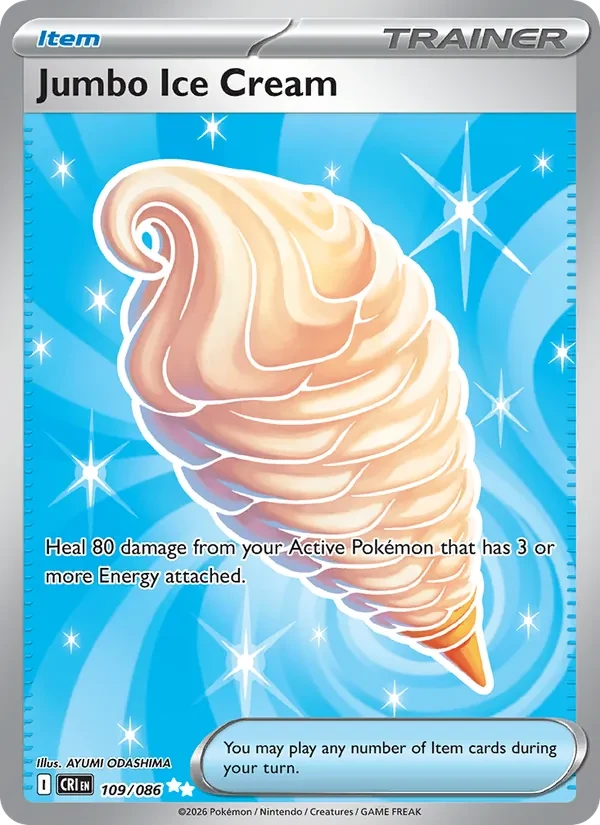 Carte Pokémon Jumbo Ice Cream 109/86 Chaos Rising