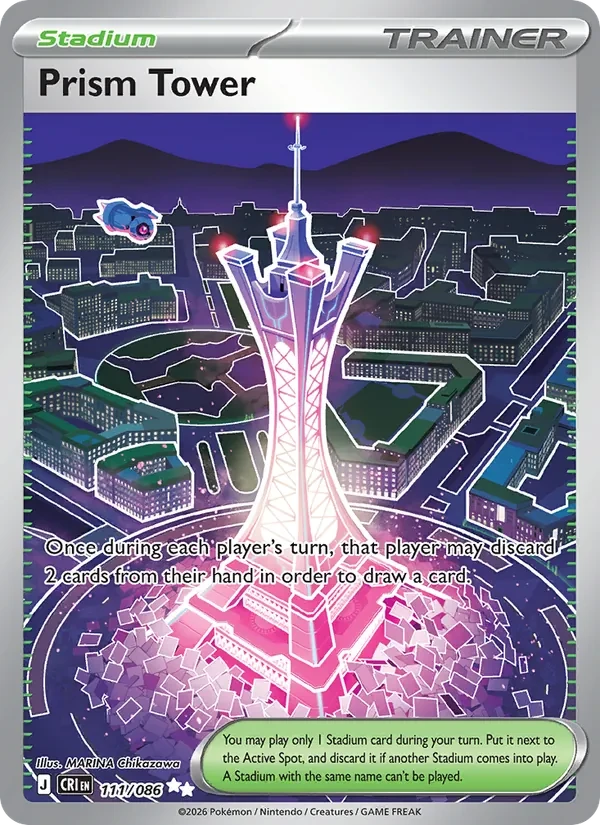 Prism Tower 111/86 Chaos Rising Pokémon card