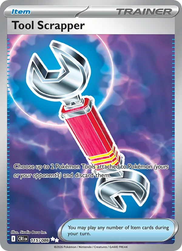 Tool Scrapper 115/86 Chaos Rising Pokémon card