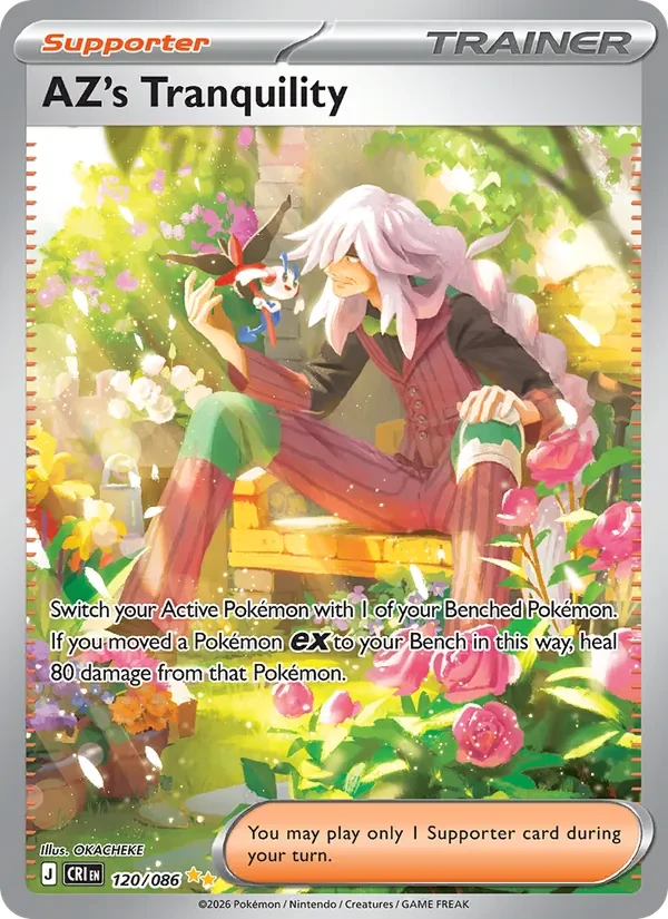 AZ's Tranquility 120/86 Chaos Rising Pokémon card