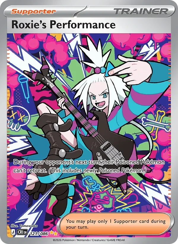 Roxie's Performance 121/86 Chaos Rising Pokémon card