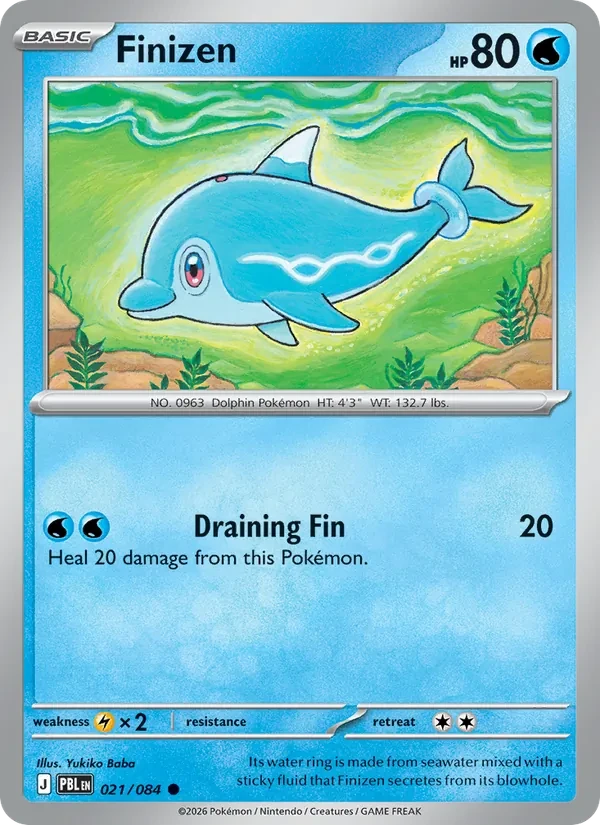 Finizen 021/84 Pitch Black Pokémon card