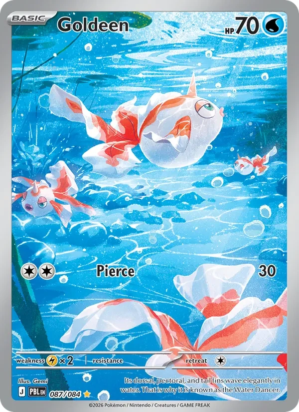 Goldeen 087/84 Pitch Black Pokémon card