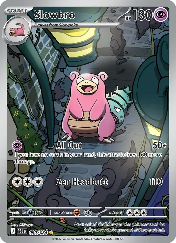 Slowbro 090/84 Pitch Black Pokémon card