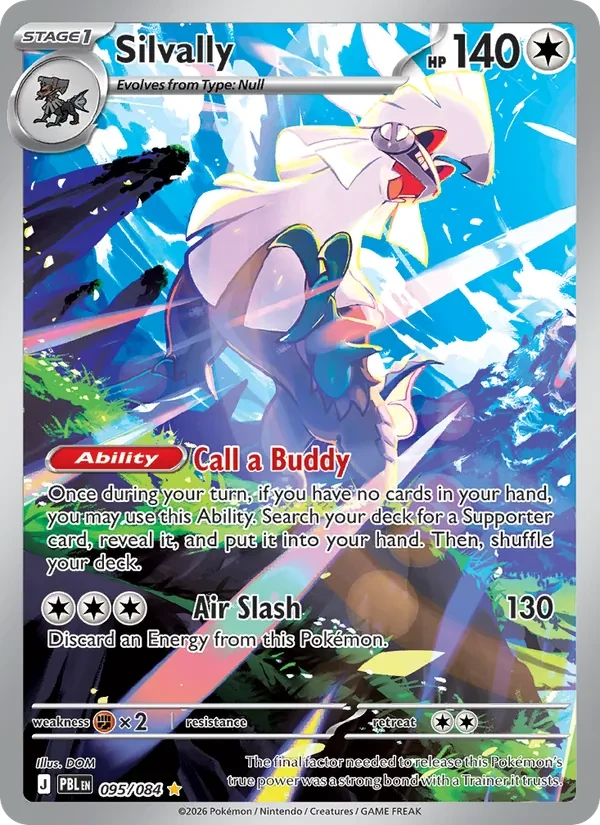 Silvally 095/84 Pitch Black Pokémon card