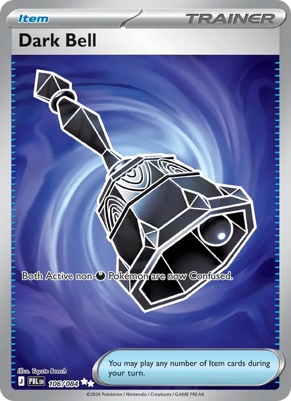 Dark Bell 106/84 Pitch Black Pokémon card