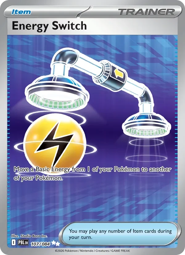 Energy Switch 107/84 Pitch Black Pokémon card