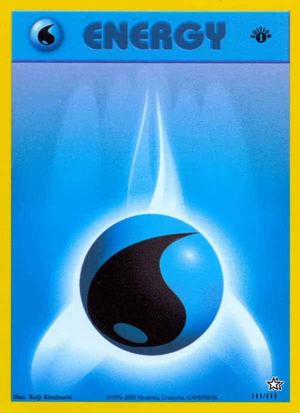 Water Energy 111/111 Neo Genesis Pokémon Karte