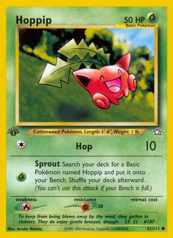 Hoppip 61/111 Neo Genesis Pokémon card