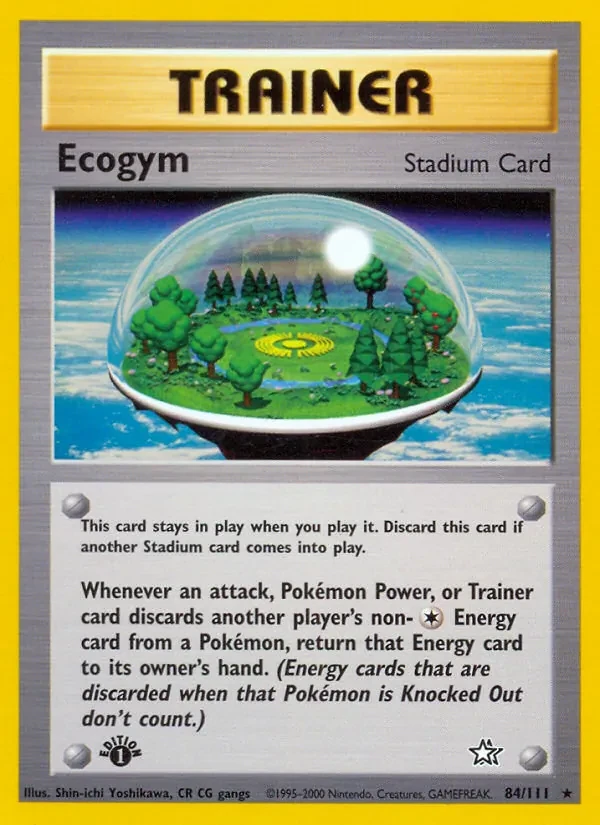 Ecogym 84/111 Neo Genesis Pokémon card
