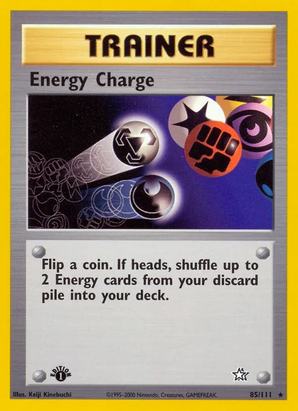 Energy Charge 85/111 Neo Genesis Pokémon card