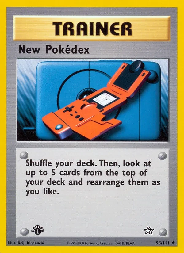 New Pokédex 95/111 Neo Genesis Pokémon card