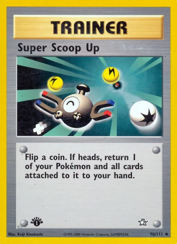 Super Scoop Up 98/111 Neo Genesis Pokémon card